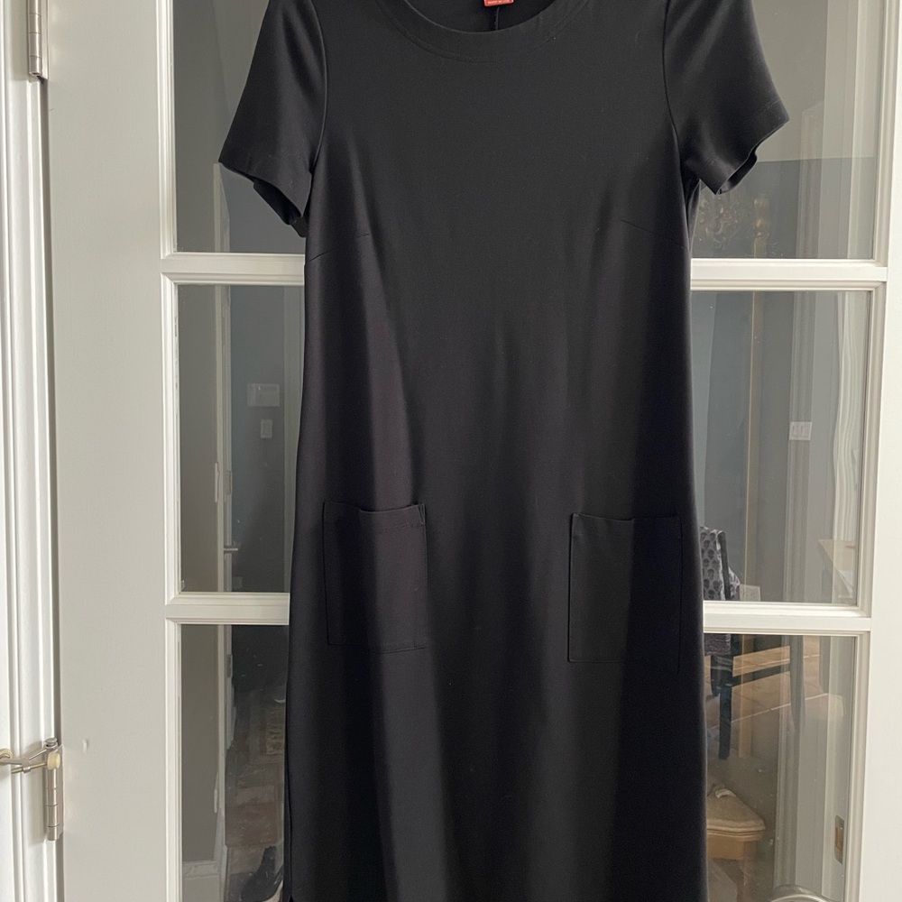 Persifor Classic Black Short Sleeve t-shirt Dress size medium